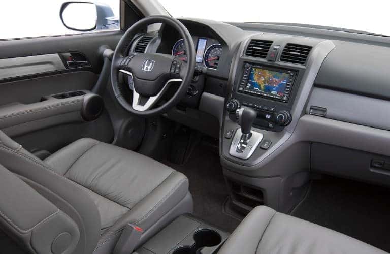 2011 Honda CR-V interior steering wheel and dashboard