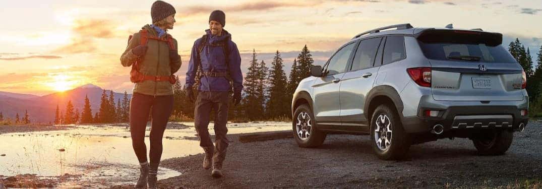 campers and a 2022 Honda Passport
