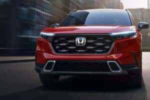 Red 2023 Honda CR-V Hybrid Front View