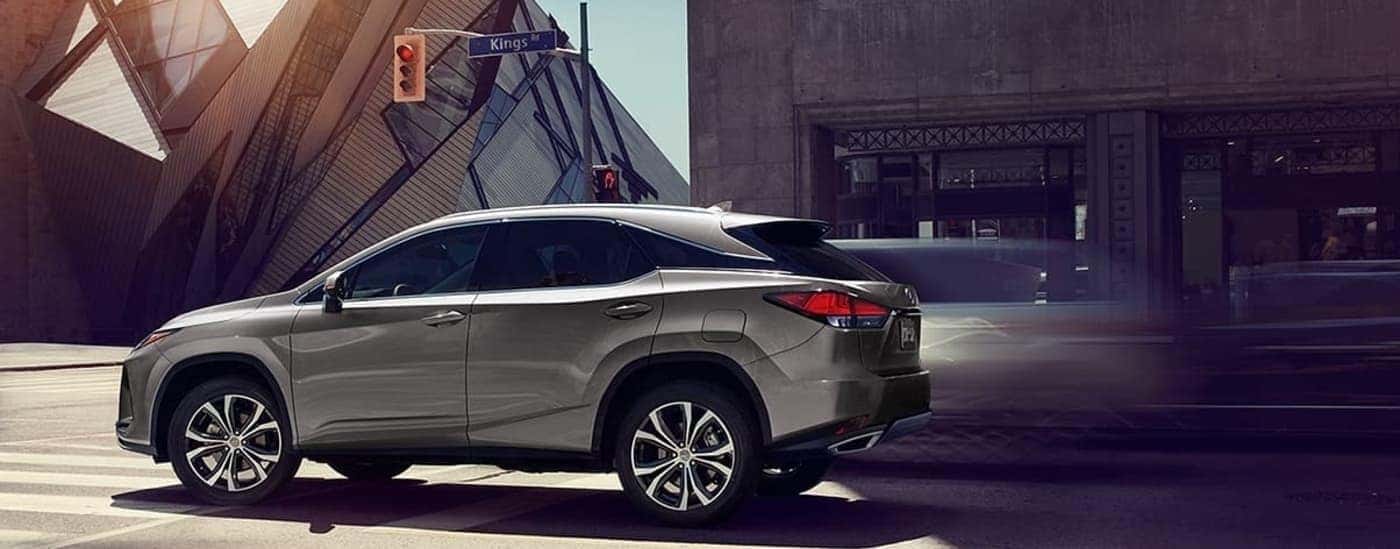 2020 Lexus RX driving on road