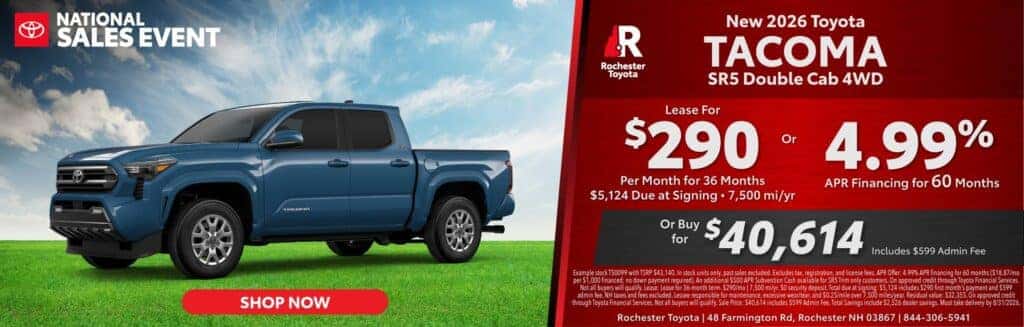 2026 Toyota Tacoma SR5 Double Cab 4-Wheel Drive