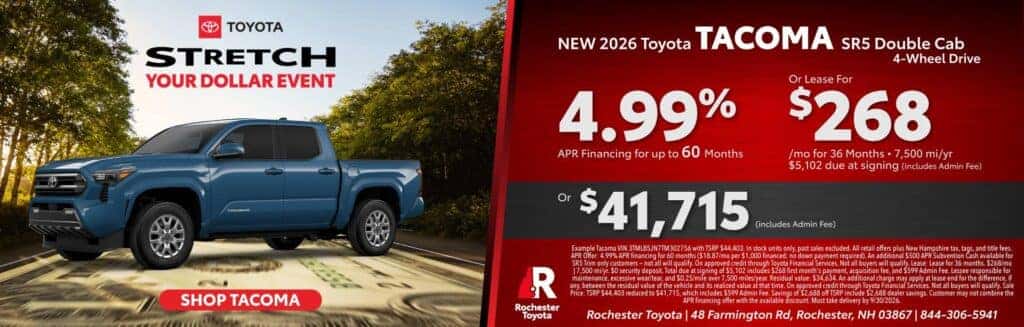2026 Toyota Tacoma SR5 Double Cab 4-Wheel Drive