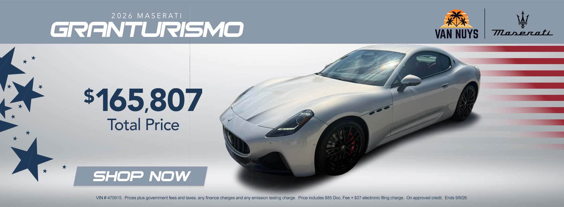 Granturismo is now just $165,807.