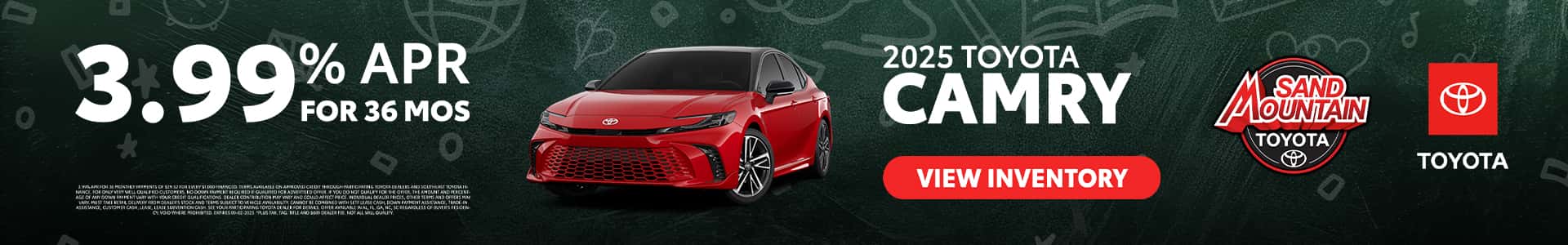 Sand-Mountain-Toyota—Aug-25—Monthly-Offers—Camry—1920×300