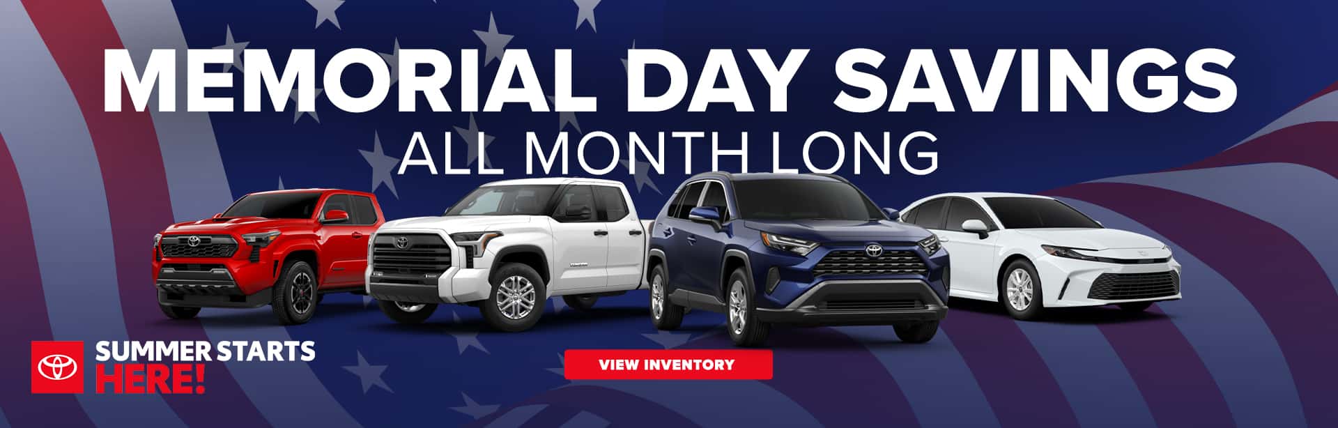 Memorial Day Savings