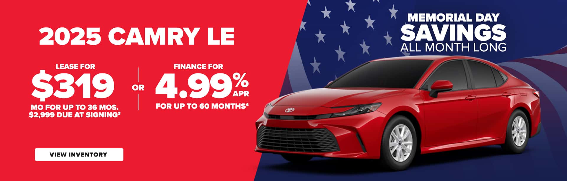 Camry Lease Offer