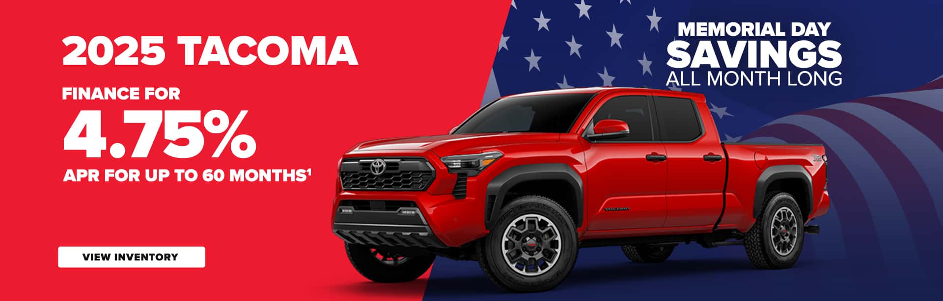 Tacoma APR Offer