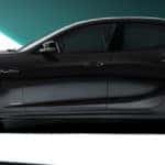 Exterior profile view of a 2021 Maserati Ghibli