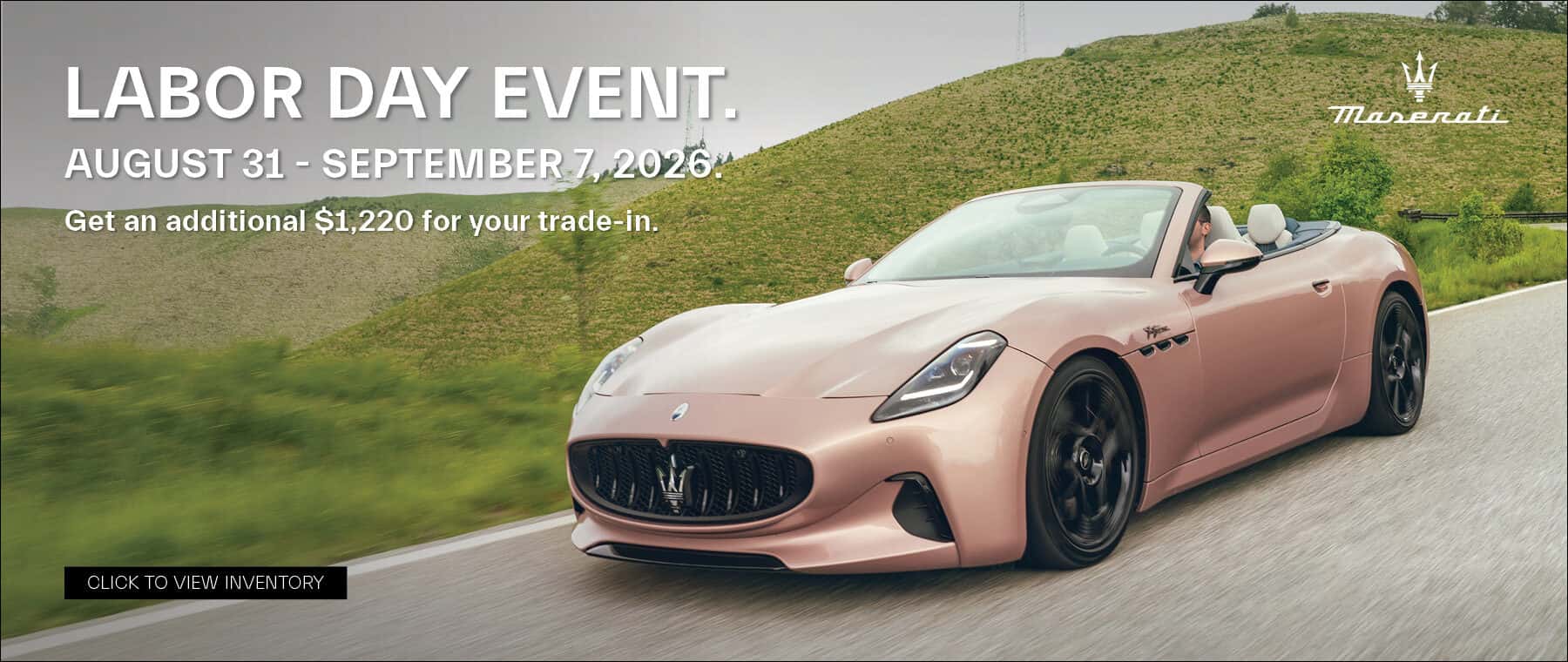Join us for our Labor Day Event at Scottsdale Maserati