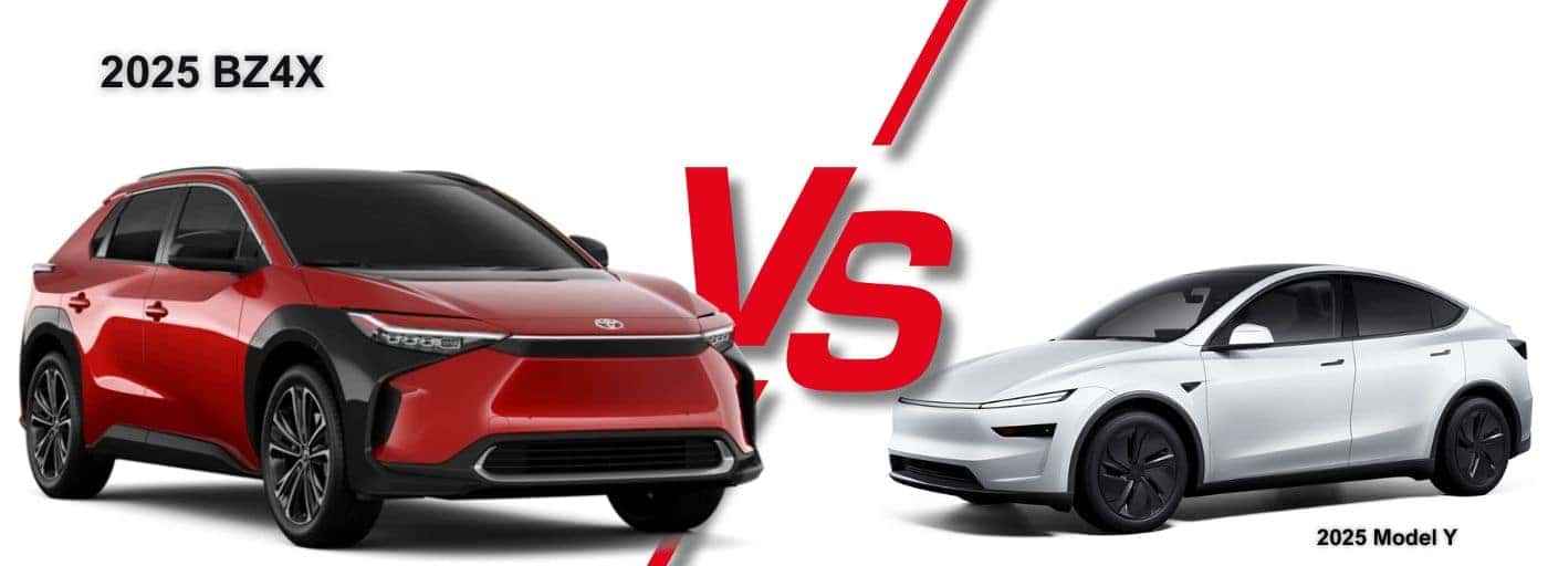 2025 Toyota bZ4X vs Tesla Model Y