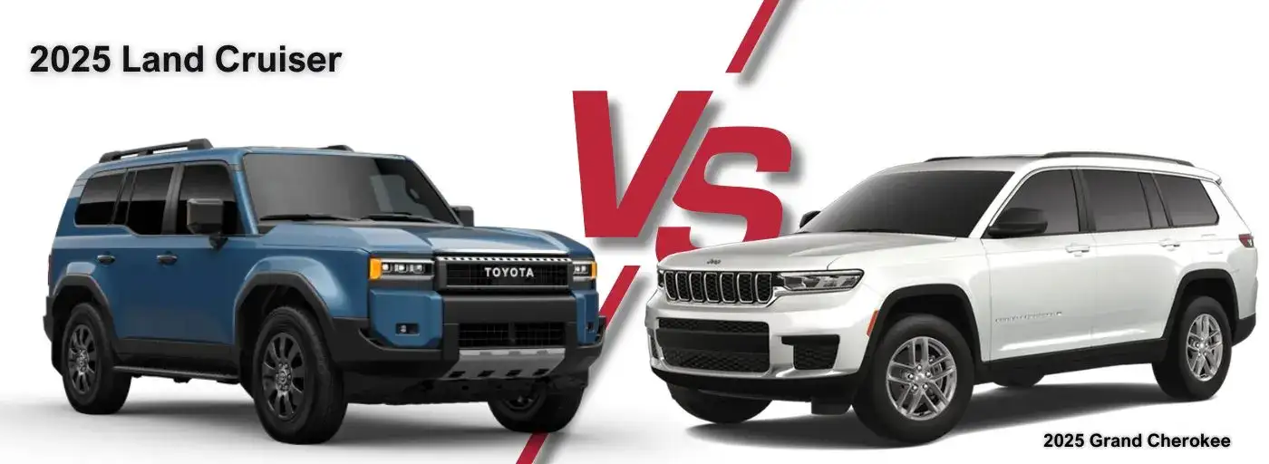 2025 Toyota Land Cruiser vs the Jeep Grand Cherokee