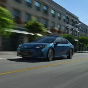 2026 Toyota Camry Front View on Road