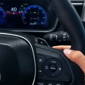 2026 Toyota Corolla Cross paddle shifters