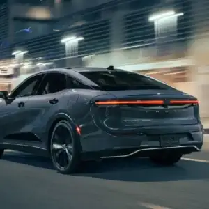 2026 Toyota Crown Nightshade Edition in motion