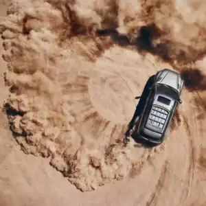 2026 Toyota Sequoia in dust cloud