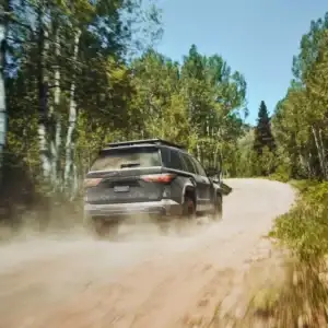 2026 Toyota Sequoia TRD Pro on dirt path
