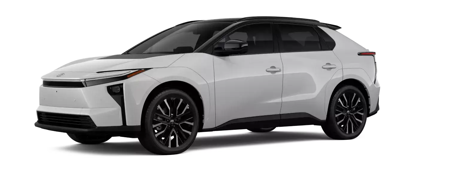 2026 Toyota bZ Wind Chill Pearl with Midnight Black Metallic Roof