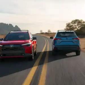 2026 Toyota Corolla Cross Hybrid Cars Passing
