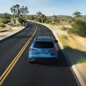 2026 Toyota Corolla Cross Hybrid on the Road