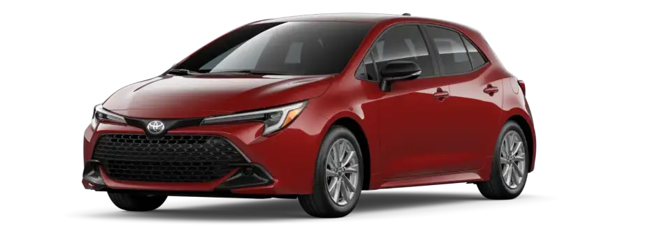 2026 Toyota Corolla Hatchback Finish Line Red