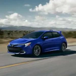 2026 Toyota Corolla Hatchback in Motion