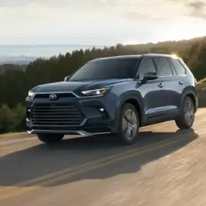 2026 Toyota Grand Highlander Hybrid and Hybrid MAX in the Mountains