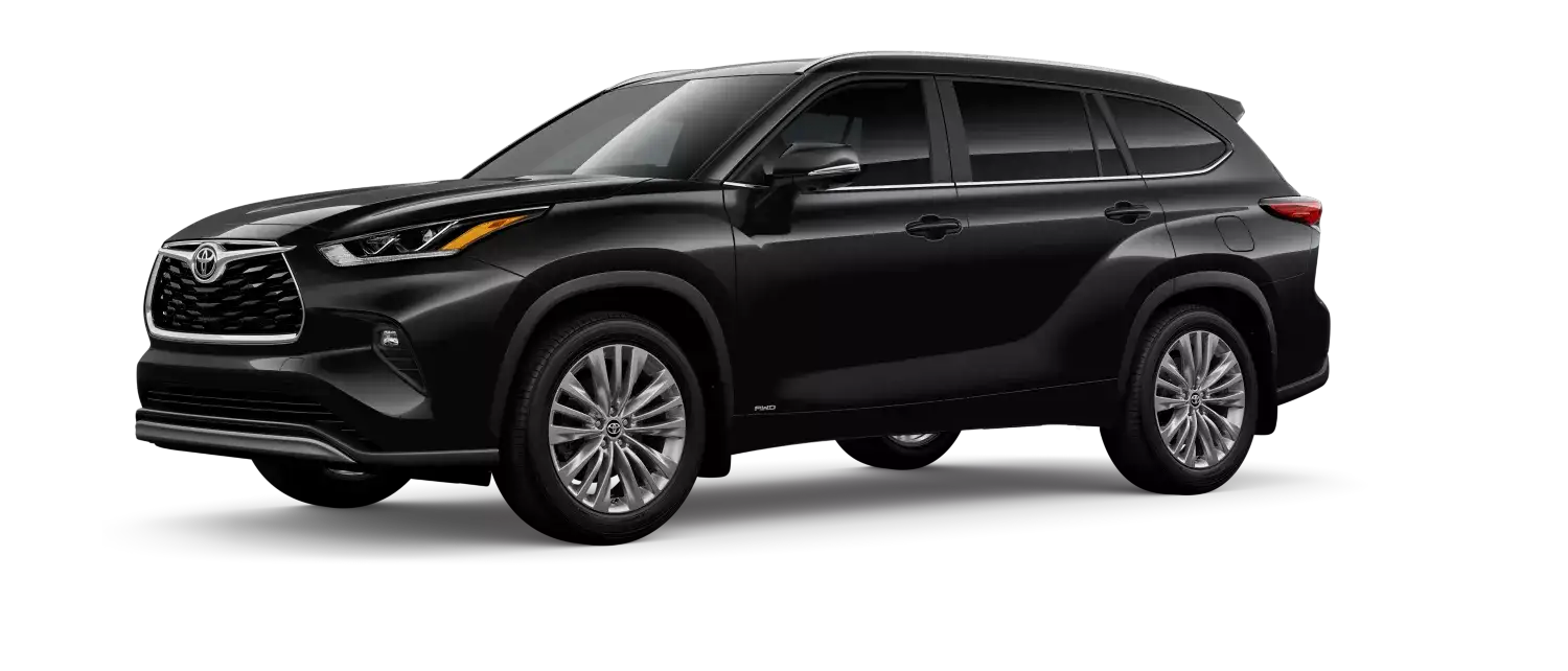 2026 Toyota Highlander Hybrid Midnight Black Metallic