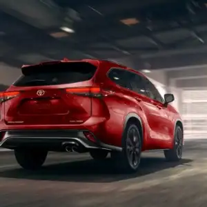 2026 Toyota Highlander Hybrid Rear View