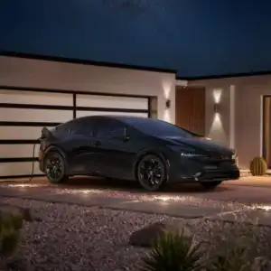 2026 Toyota Prius PHEV Parked in a Driveway