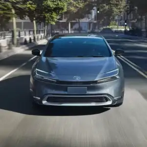 2026 Toyota Prius PHEV Front End View in City