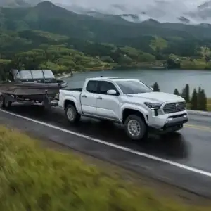 2026 Toyota Tacoma Towing a Boat