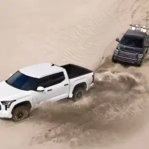 2026 Toyota Tundra TRD Driving in the Sand