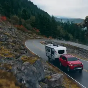 2026 Toyota 4Runner Towing a Trailer