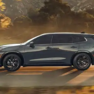 2026 Toyota Crown Signia storm cloud driver side view