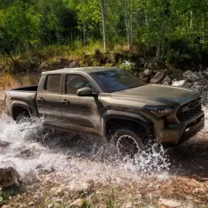 2026 Toyota Tacoma Driving through Water