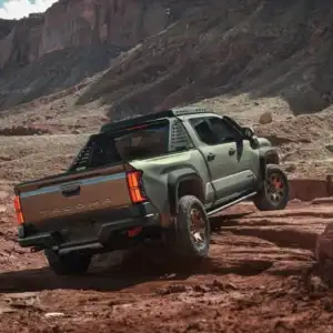 2026 Toyota Tacoma on rocky Terrain