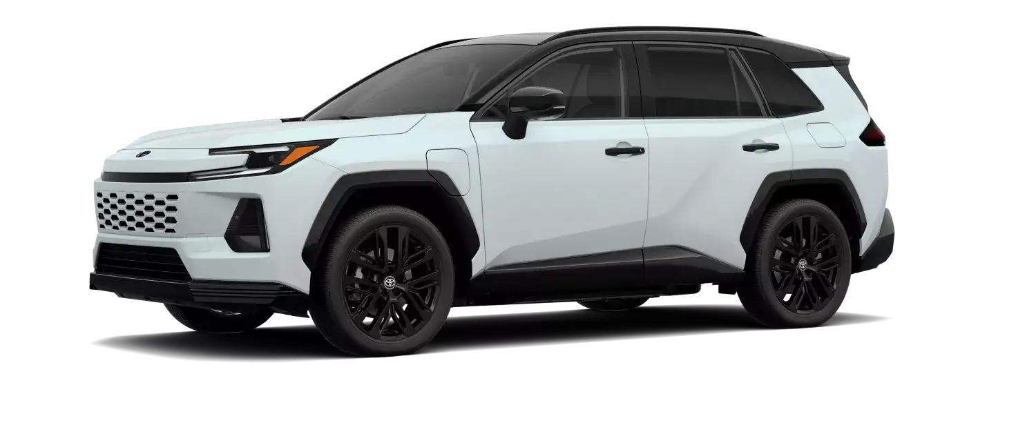 2026 Toyota RAV4 Plug in Hybrid Wind Chill Pear with Midnight Black Metallic roof