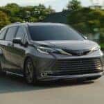 2026 Toyota Sienna Platinum Front View Driving