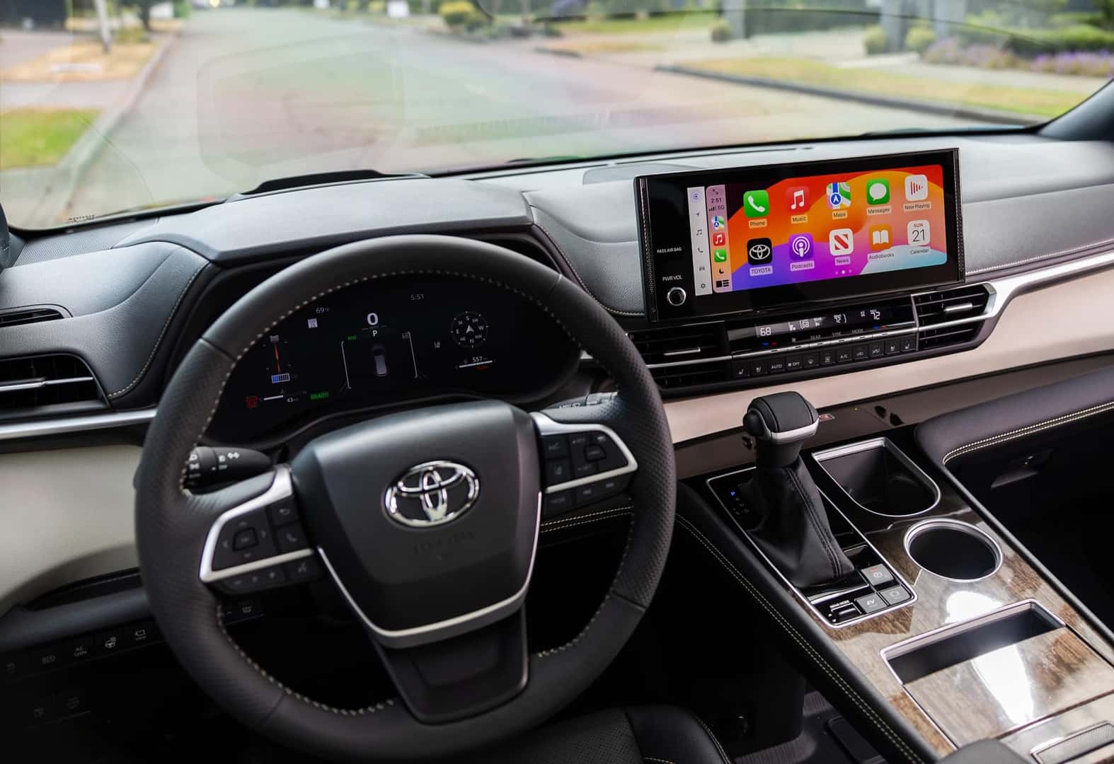 2026 Toyota Sienna Platinum Front Interior View