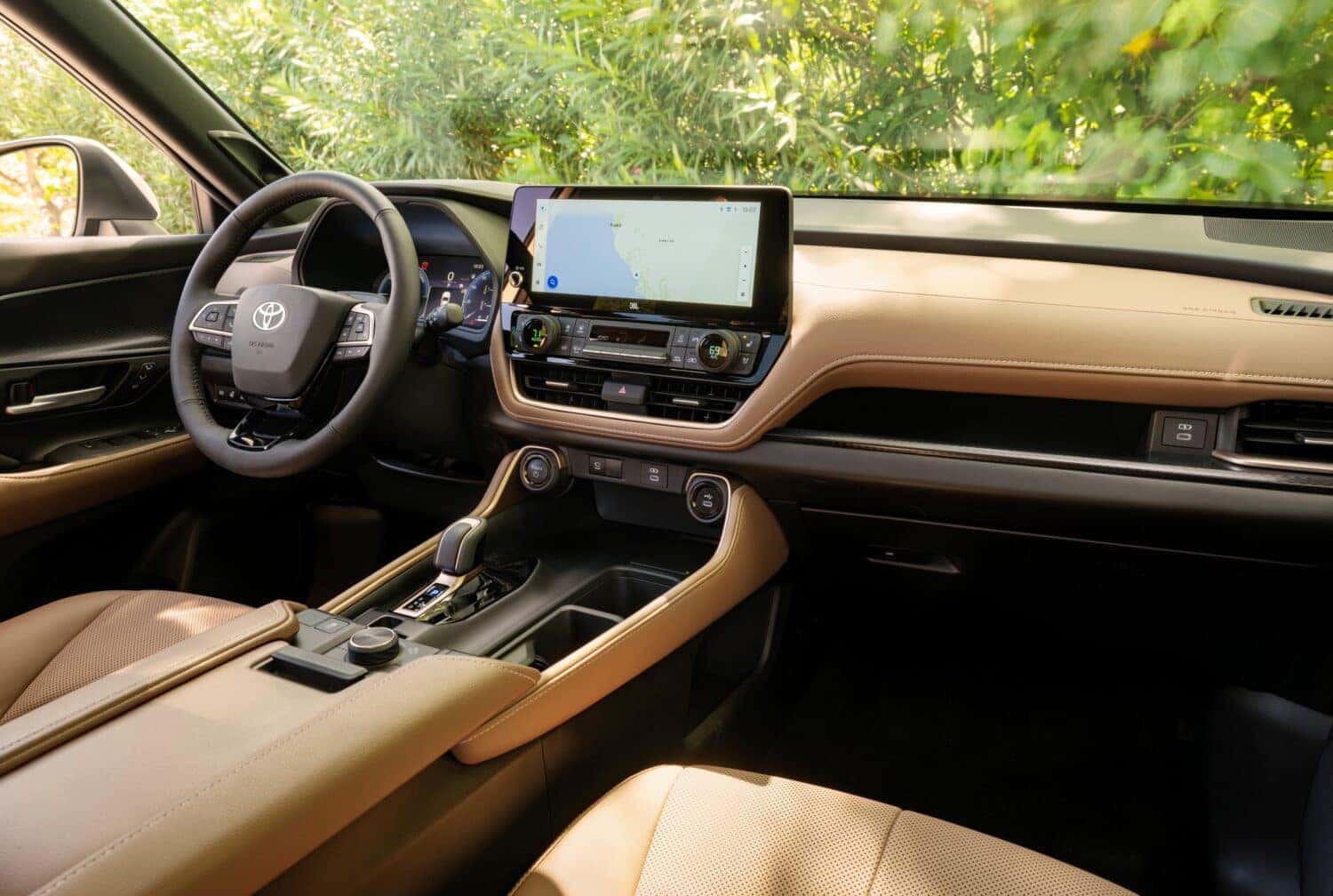 2026 Toyota Grand Highlander Platinum Portobello Interior View