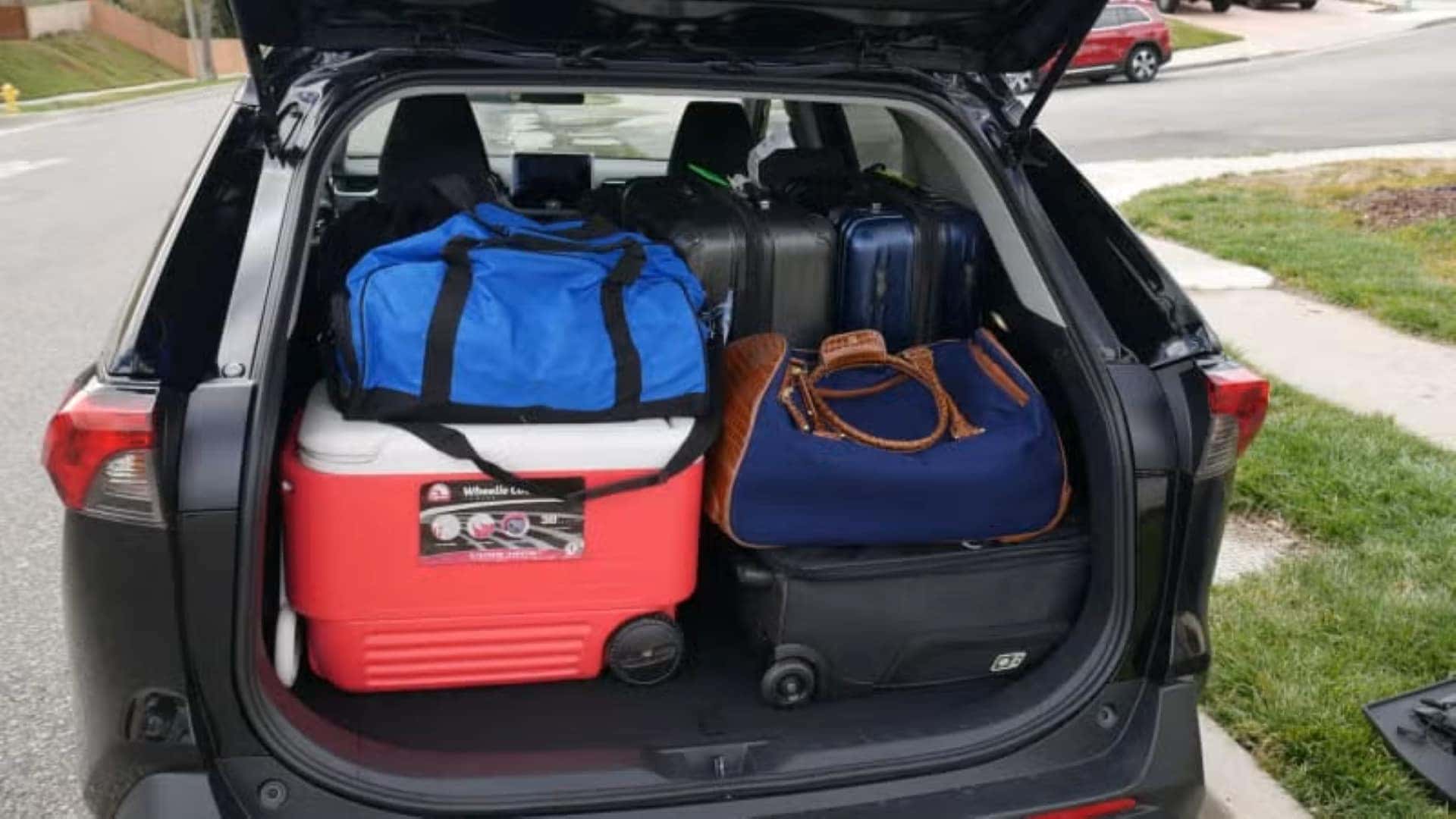 The Previous Luggage Test Of The Spacious Toyota RAV4