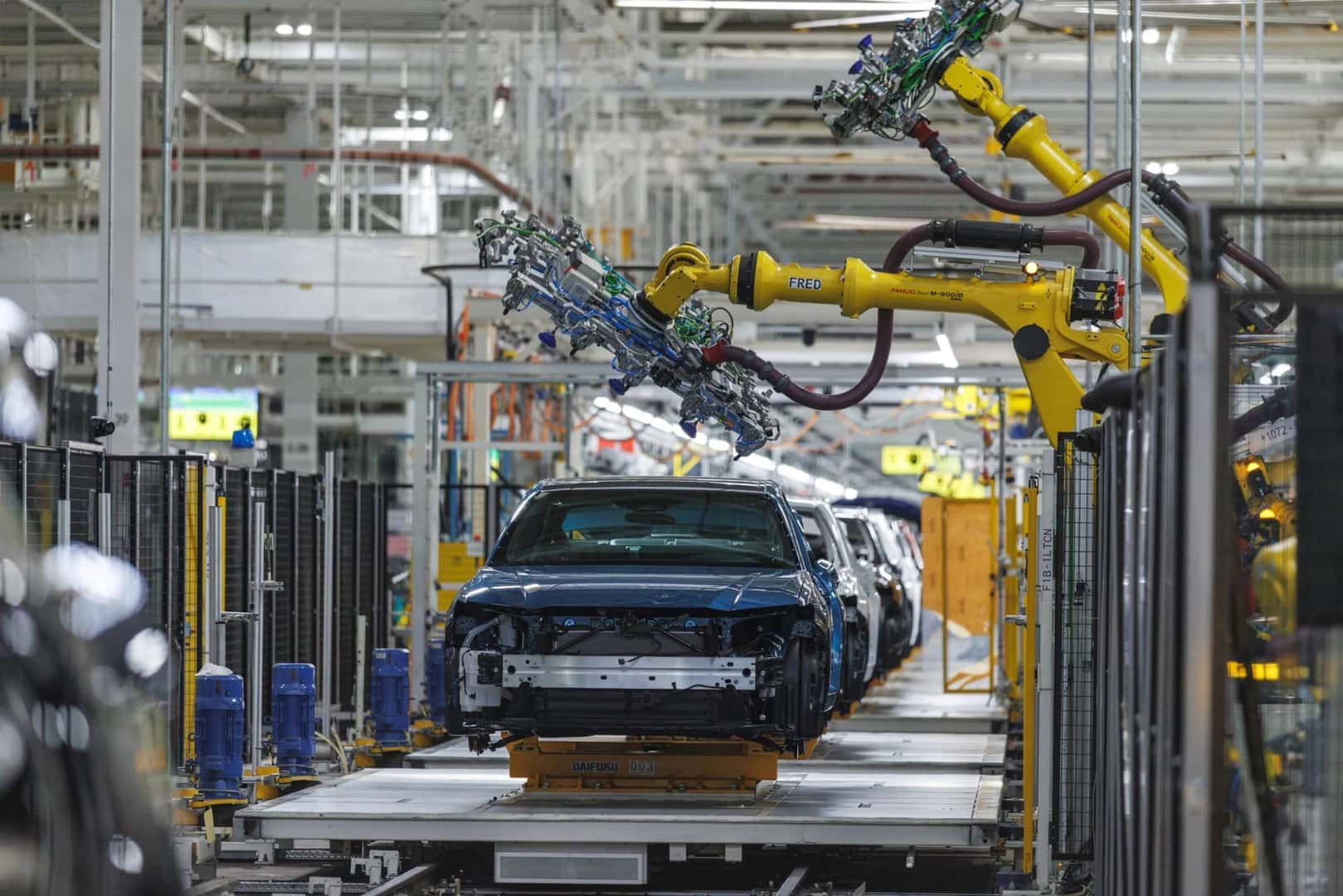 Toyota Production Line at Manufacturing Plant