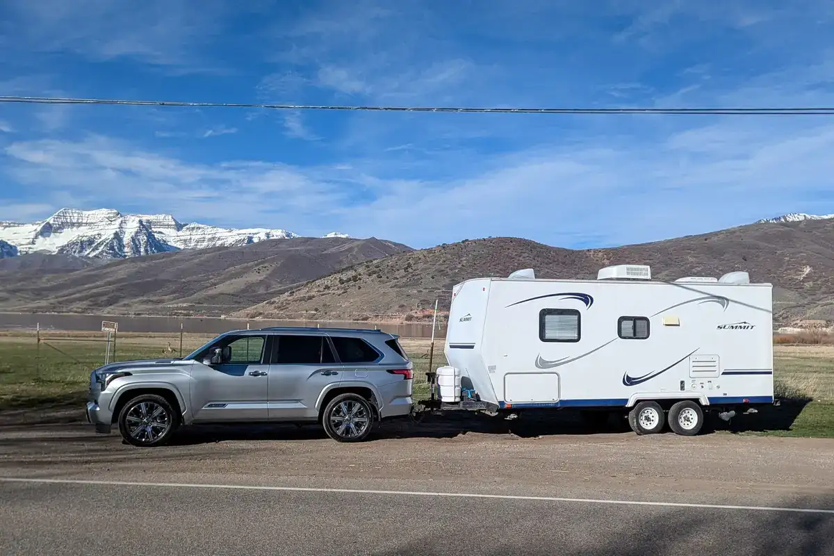 Toyota Sequoia Capstone Side View Towing