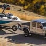 Jeep Gladiator Towing a Boat