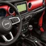 Jeep Wrangler Interior Front Seating and Dashboard