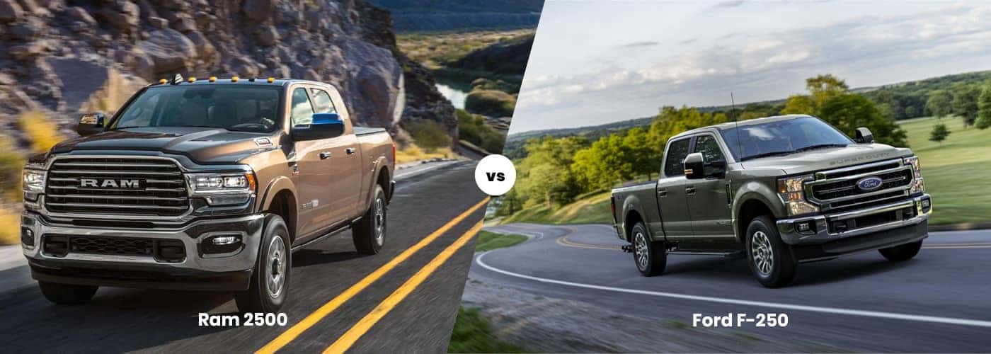 2020 RAM 2500 vs. 2020 Ford F250 Southern Chrysler Dodge Jeep Ram