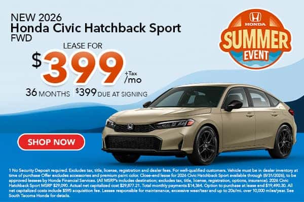 '26 Honda Civic Hatchback Sport FWD