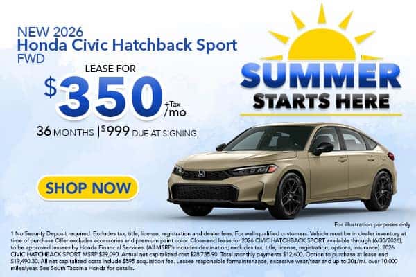 '26 Honda Civic Hatchback Sport FWD