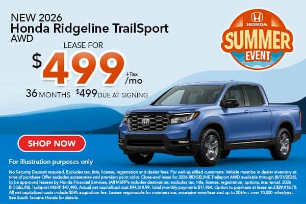 '26 Honda Ridgeline TrailSport