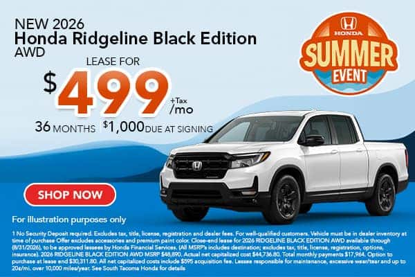 '26 Honda Ridgeline Black Edition 